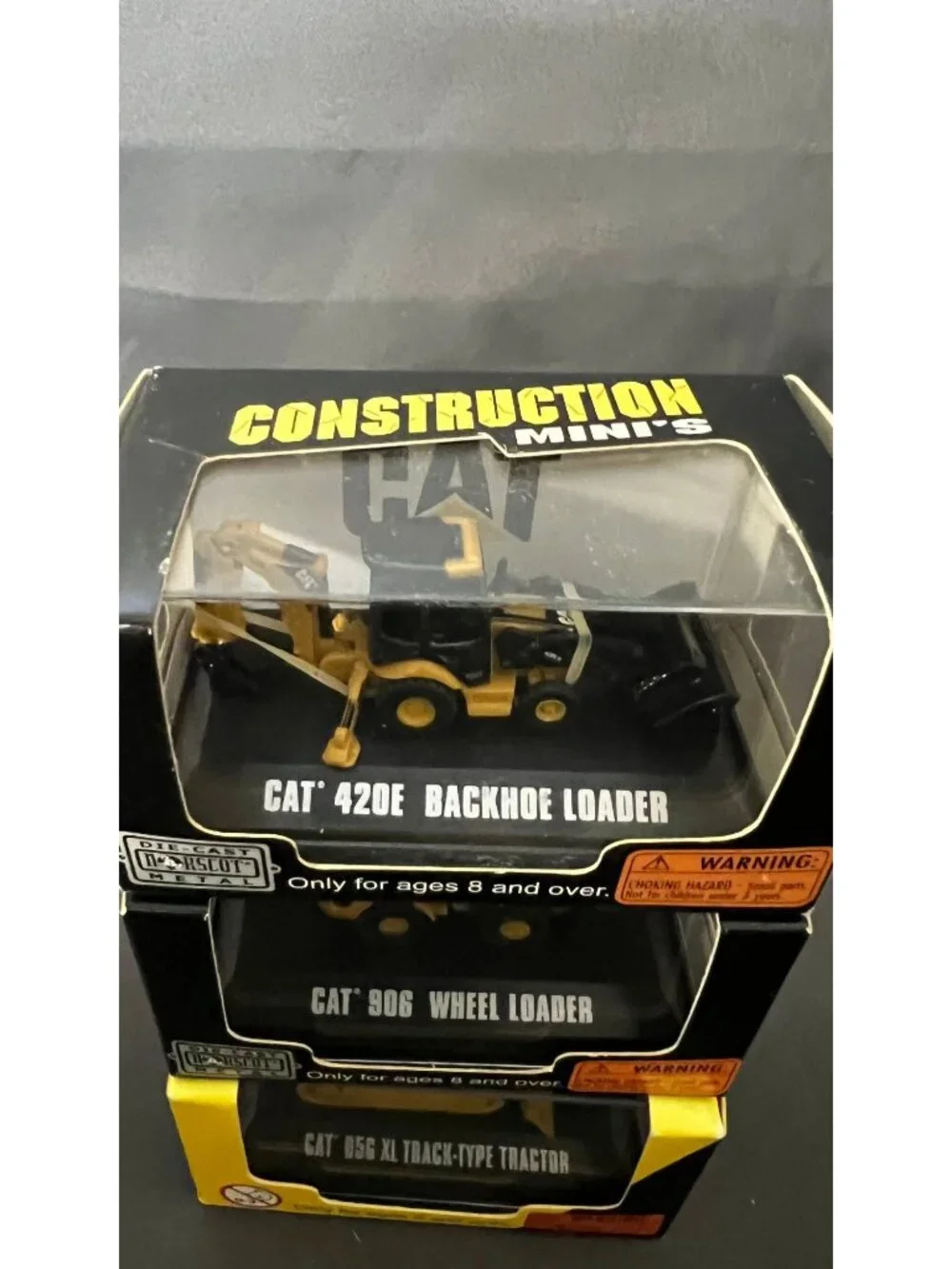 Cat Construction Minis 3-Pack Die-Cast Models Backhoe Loader